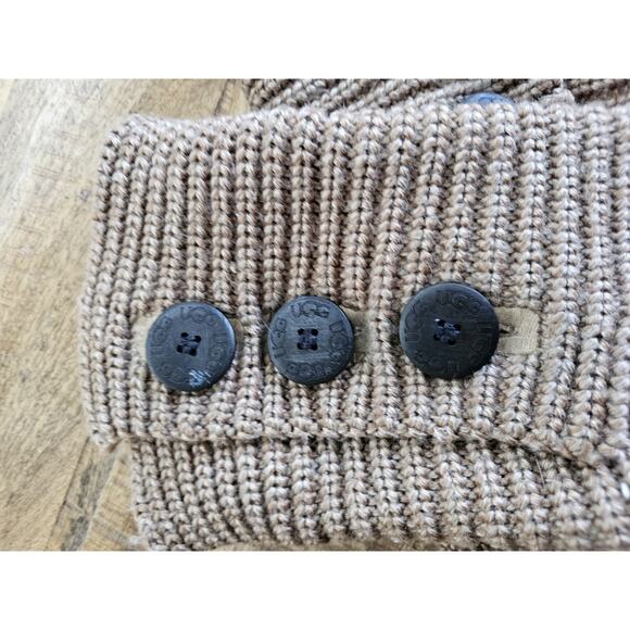 Ugg Classic Cardy Knee Calf Sweater Boots Slip On Women's Size 6 Beige - Picture 8 of 12